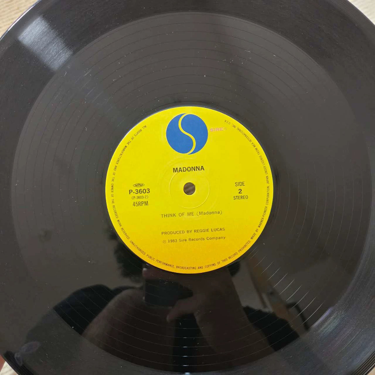 Madonna – Papa Don't Preach – Japan 12-inch Vinyl Single P-3603 with OBI