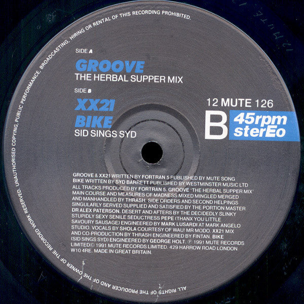 Fortran 5 – Groove – edition reference image