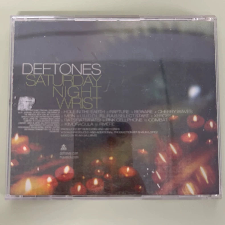 Deftones Saturday Night Wrist Japan CD with OBI