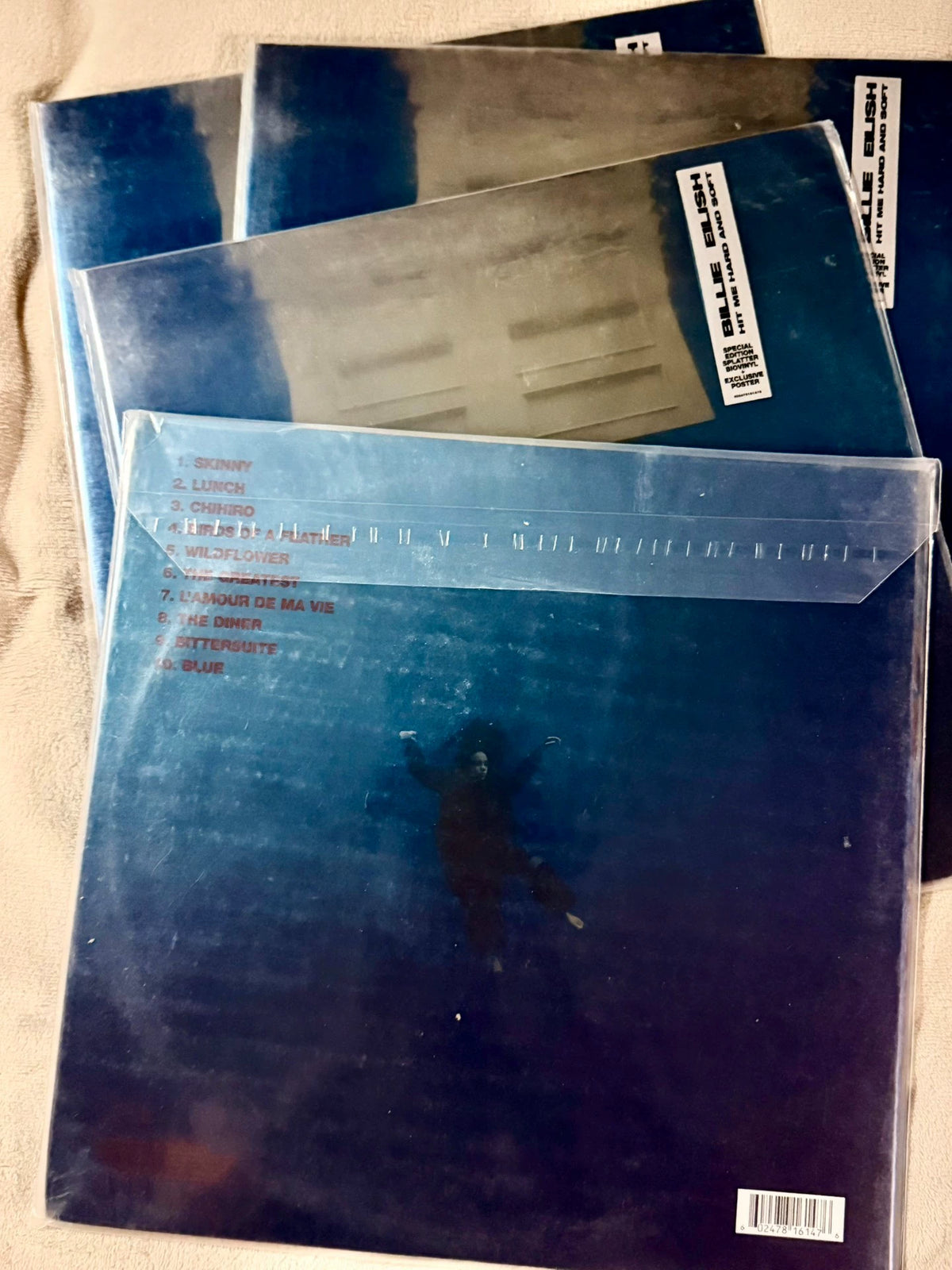 Billie Eilish – Hit Me Hard and Soft – Anniversary Splatter Vinyl (Corner Damage)