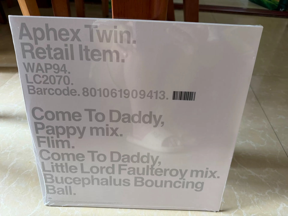 Aphex Twin – Come To Daddy, back cover