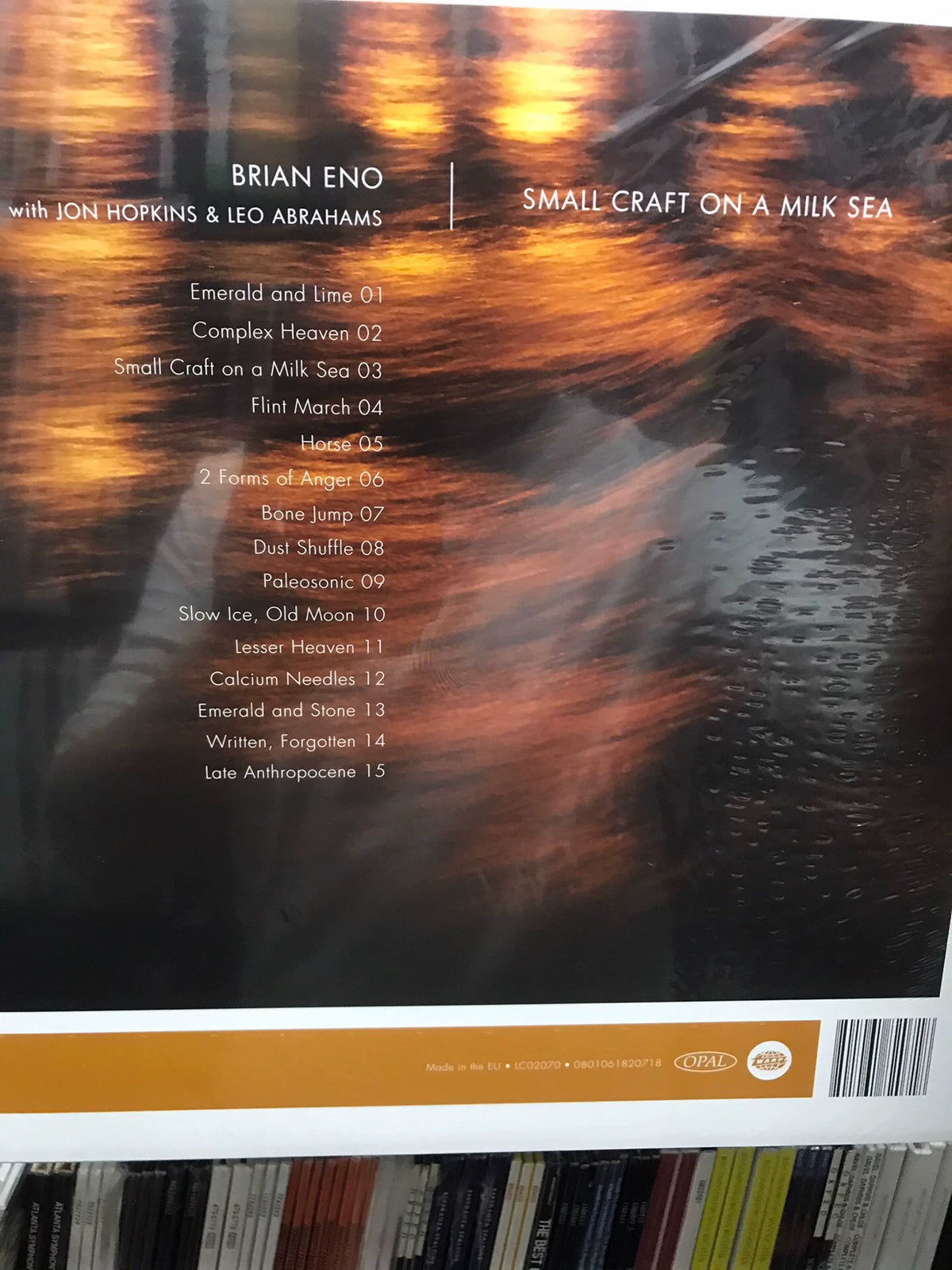 Brian Eno with Jon Hopkins & Leo Abrahams – Small Craft On A Milk Sea (2LP) – product photograph 2