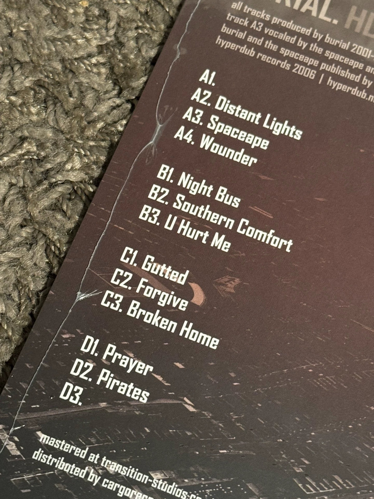 Burial – Burial (2LP) – photo 6