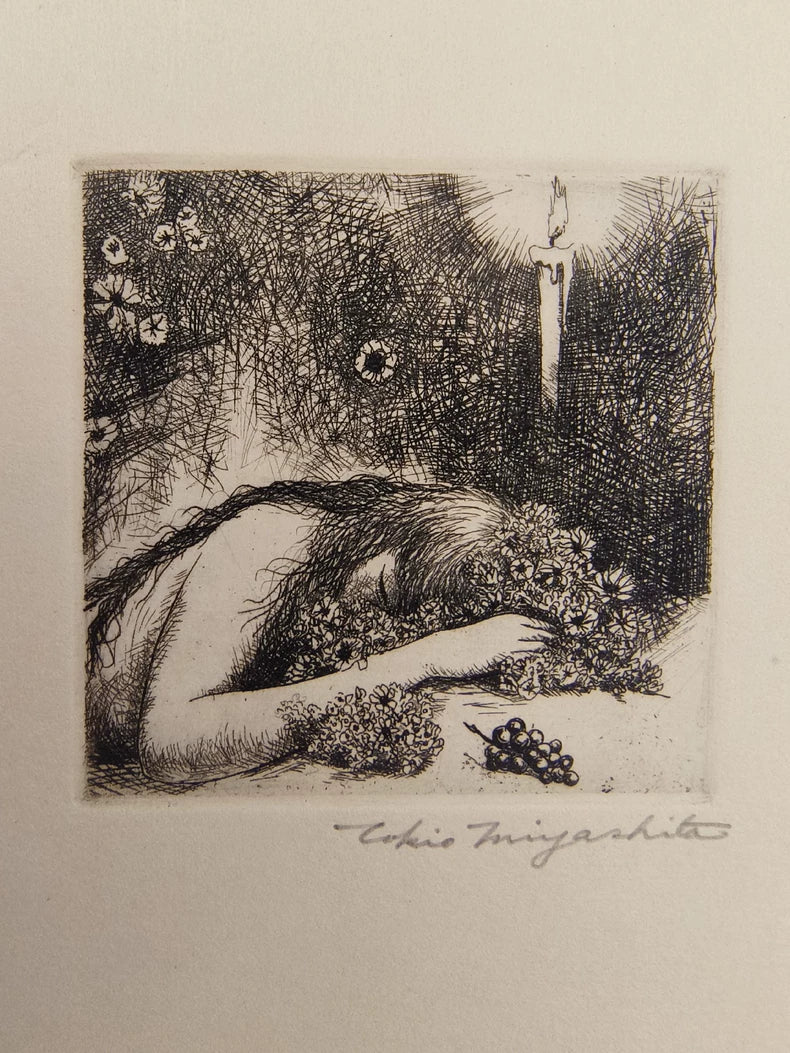 Tokio Miyashita – Fourteen Poetry Fragments – 15 Signed Copperplate Prints