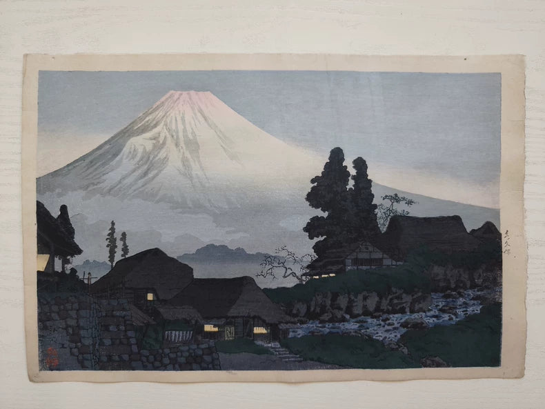 Takahashi Hiroaki – Mizukubo – Mid-Century Woodblock Print