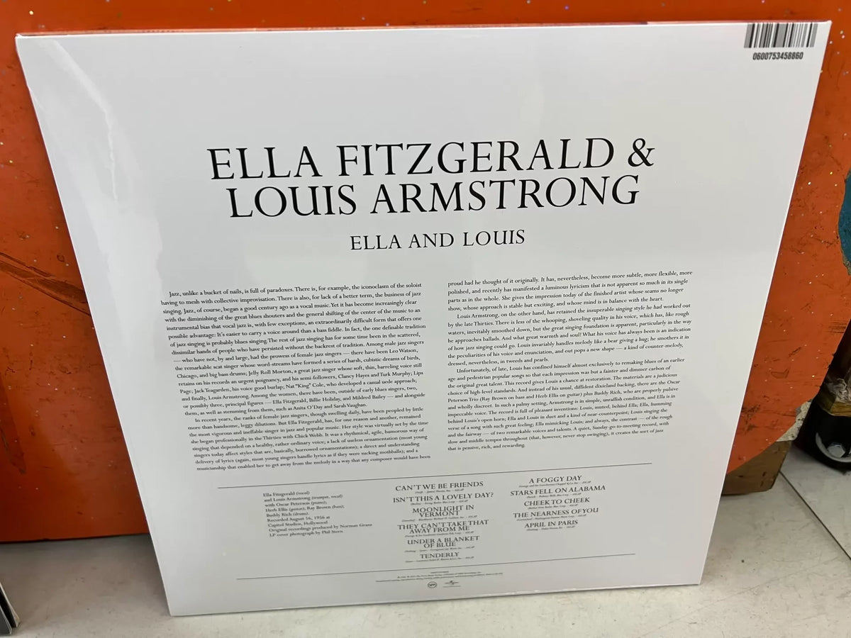 Ella Fitzgerald & Louis Armstrong – Ella and Louis – Vinyl LP