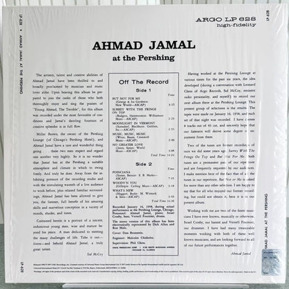 Ahmad Jamal – At the Pershing: But Not for Me – 180g Vinyl LP