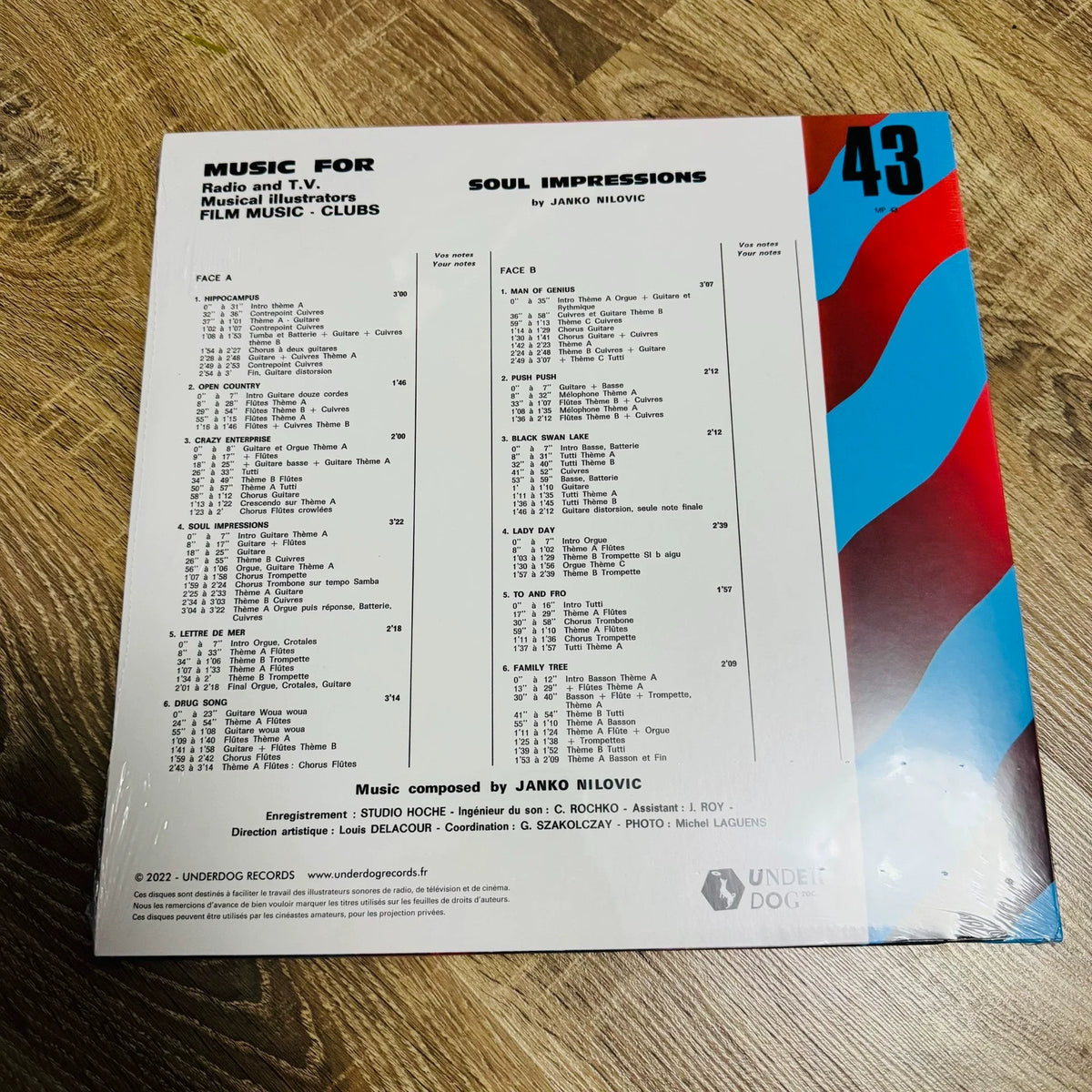 Janko Nilovic – Soul Impressions – Blue Vinyl LP with Poster