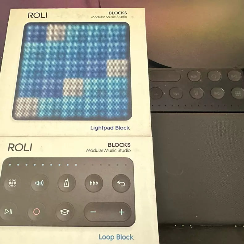 ROLI Lightpad Block + Loop Block – MIDI Controller Set