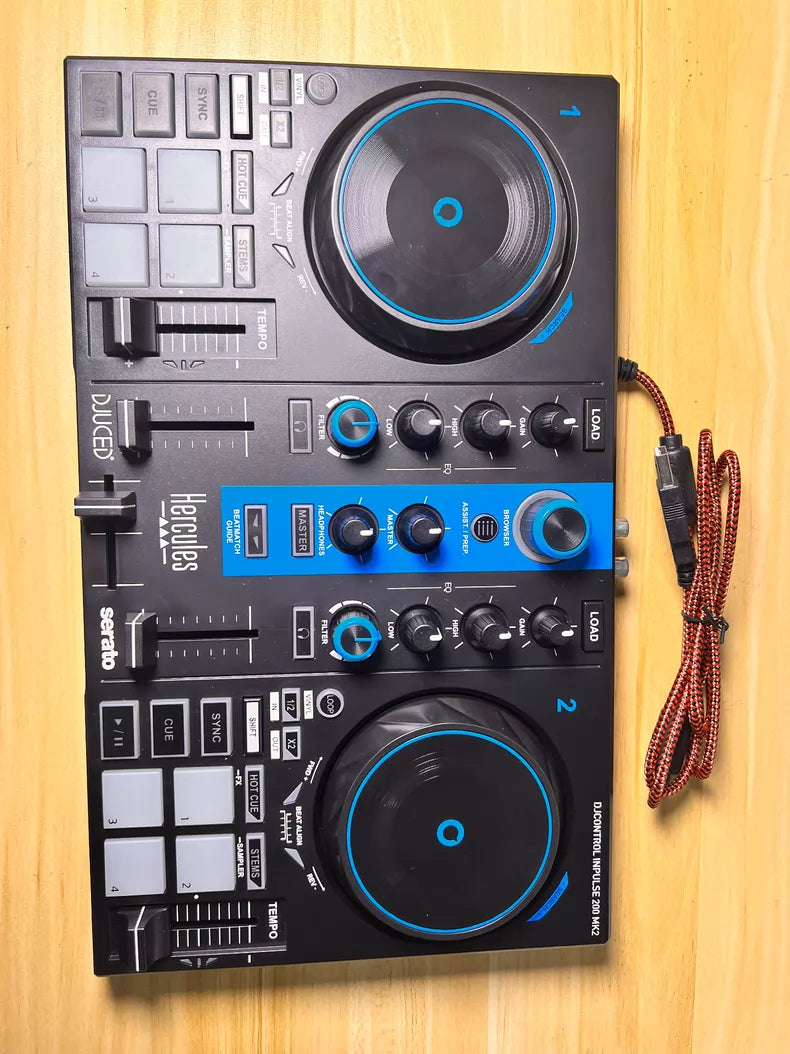 Hercules DJControl Inpulse 200 MK2 – Blue DJ Controller