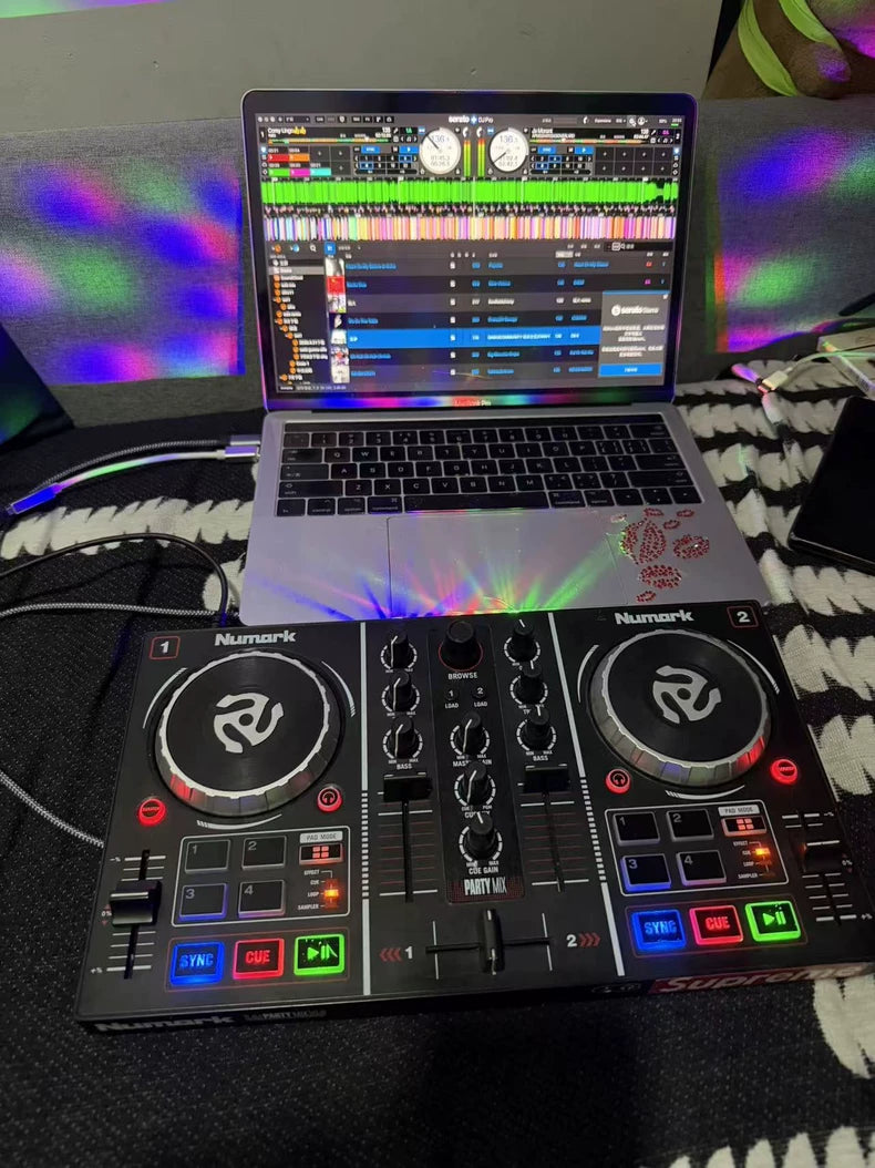 Numark Party Mix II – DJ Controller with USB Cable