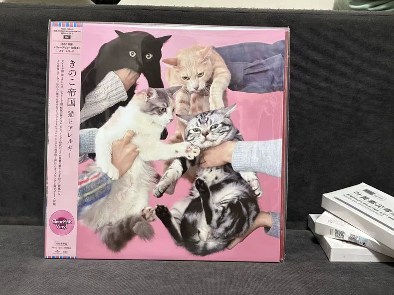 Kinoko Teikoku – Neko to Allergy – Clear Pink Reissue (2LP)