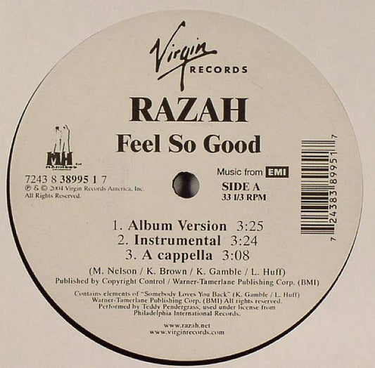 Razah (2) : Feel So Good (12")