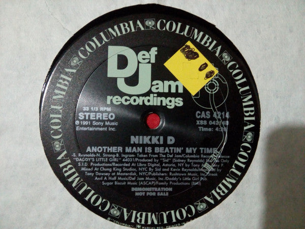 Nikki D : Wasted (12", Promo)