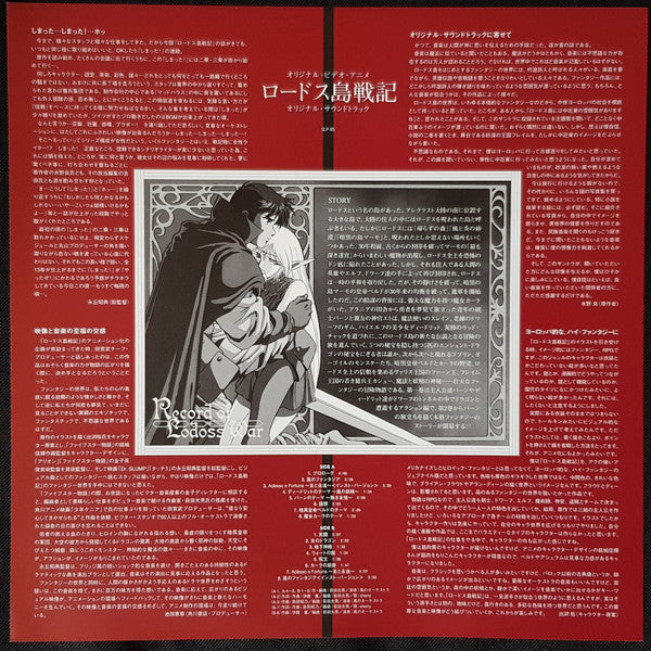 Various : Record of Lodoss War Original Soundtrack - ロードス島戦記 オリジナル・サウンドトラック (LP, Album, Pic)