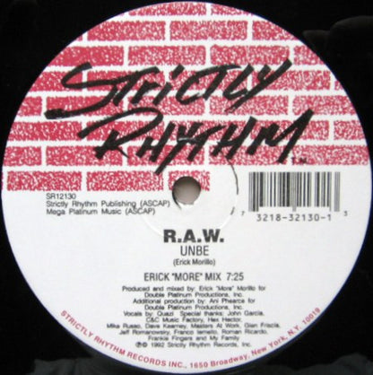 R.A.W. : Unbe (12")