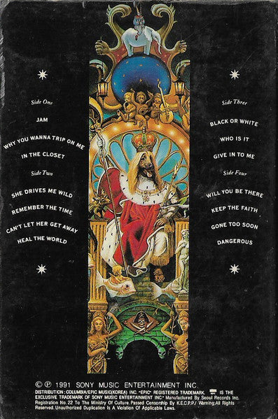 Michael Jackson : Dangerous (2xCass, Album)