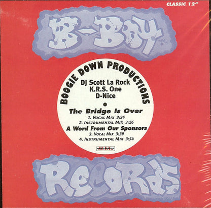 Boogie Down Productions : The Bridge Is Over  (12", RE)