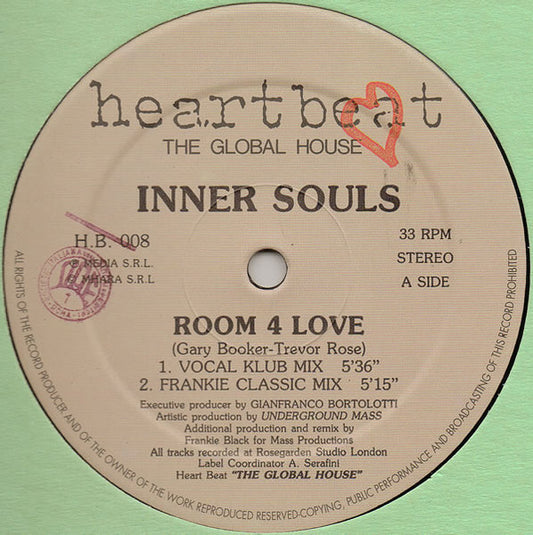 Inner Souls : Room 4 Love (12")