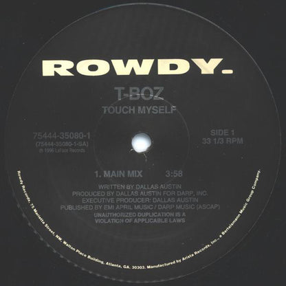 T-Boz : Touch Myself (12")