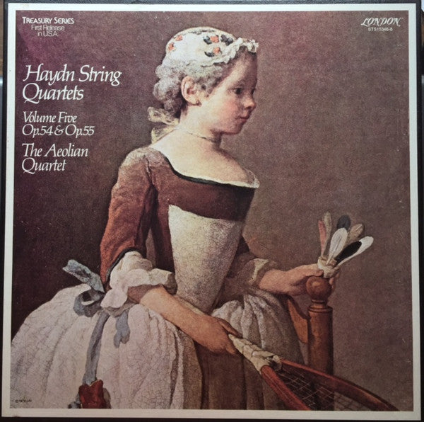 Joseph Haydn, Aeolian String Quartet : Haydn String Quartets, Volume 5, Op. 54 & Op. 55 (3xLP, RE)