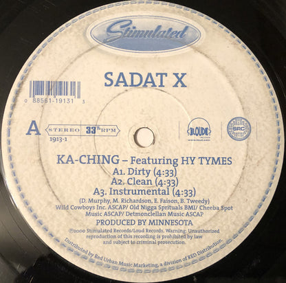 Sadat X : Ka-Ching / X-Man (12")
