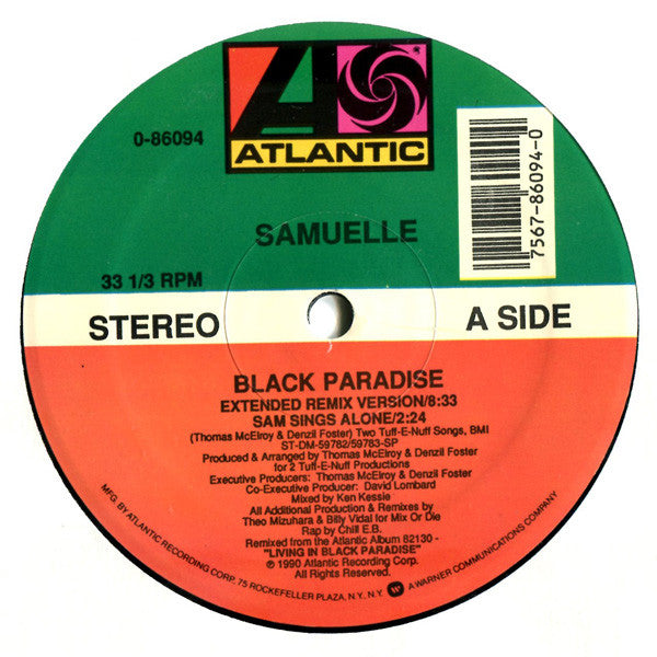 Samuelle* : Black Paradise (12", Single)