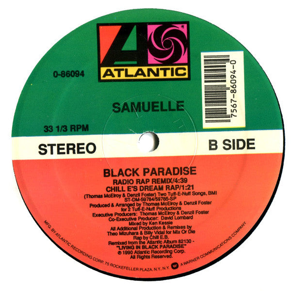 Samuelle* : Black Paradise (12", Single)