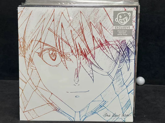 Hikaru Utada – One Last Kiss – Newbury Comics Opaque White Vinyl LP front cover