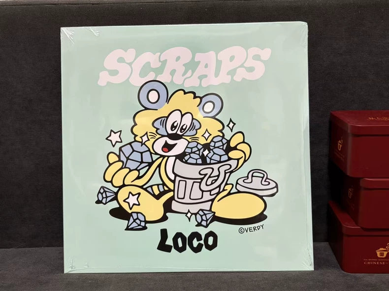 Loco – Scraps – Mint Green Vinyl LP front cover