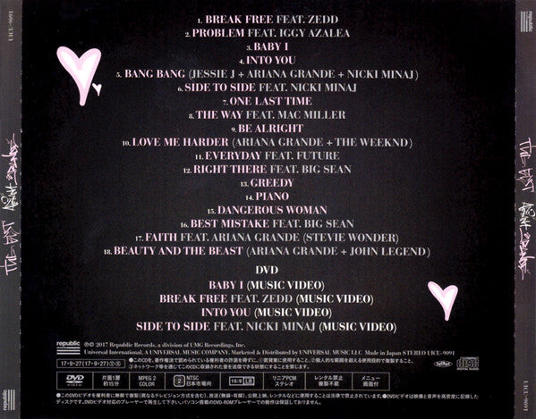 Ariana Grande : The Best (CD, Comp, SECAM, Sli + DVD-V, Comp + Dlx, Ltd)