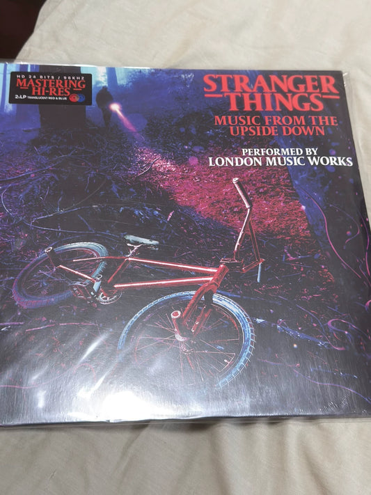 London Music Works – Stranger Things: Music from the Upside Down – Red & Blue 2LP front cover
