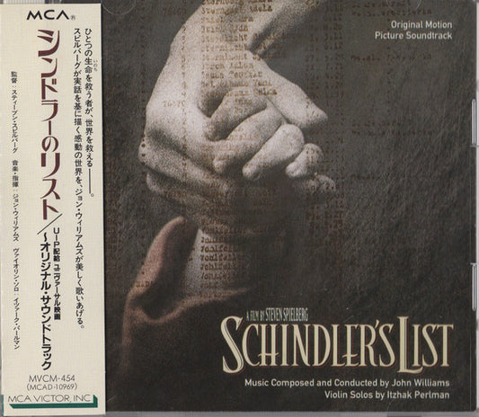John Williams (4) : Schindler's List (Original Motion Picture Soundtrack) (CD, Album)