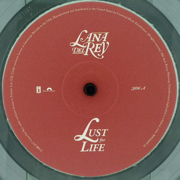 Lana Del Rey : Lust For Life (2xLP, Album, Ltd, Cok)