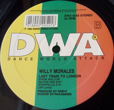 Willy Morales : Going Back / Last Train To London (12", Com)