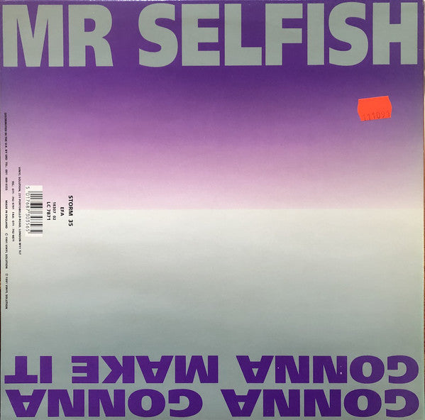 Mr Selfish* : Mr Selfish (12")