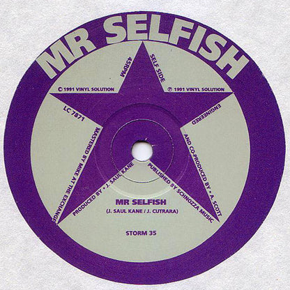 Mr Selfish* : Mr Selfish (12")