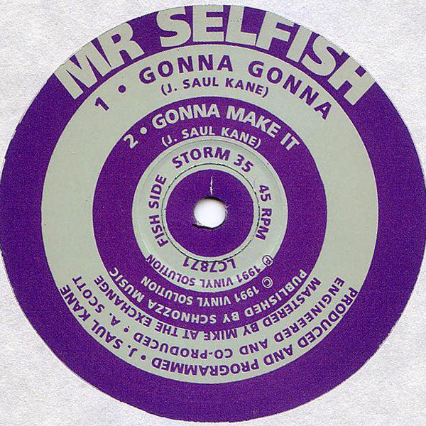 Mr Selfish* : Mr Selfish (12")