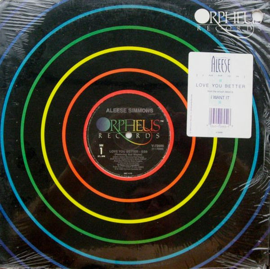 Aleese Simmons : Love You Better (12")
