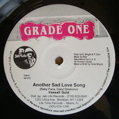 Scion Success / Vassell Gold : Petty Petty Murderer / Another Sad Love Song (12")