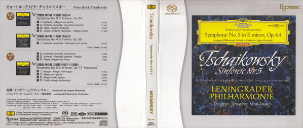 Tchaikovsky*, Leningrad Philharmonic Orchestra, Evgeny Mravinsky : Symphonies Nos. 4 · 5 · 6 (2xSACD, Hybrid, Comp, RM)