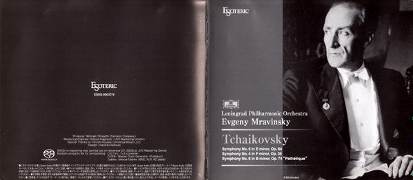 Tchaikovsky*, Leningrad Philharmonic Orchestra, Evgeny Mravinsky : Symphonies Nos. 4 · 5 · 6 (2xSACD, Hybrid, Comp, RM)