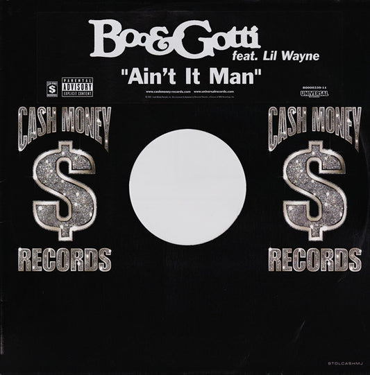 Boo & Gotti Feat. Lil Wayne : Ain't It Man (12")
