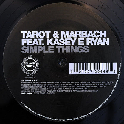 Tarot & Marbach Feat. Kasey E Ryan : Simple Things (12")