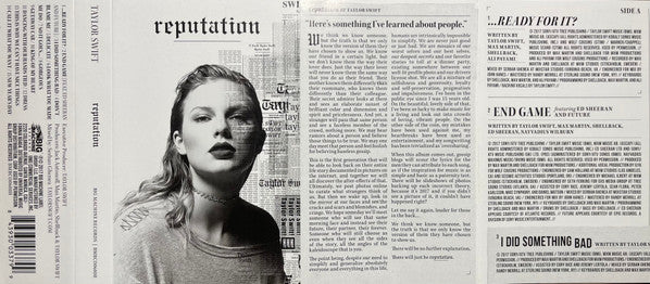 Taylor Swift : Reputation (Cass, Album, Ltd)