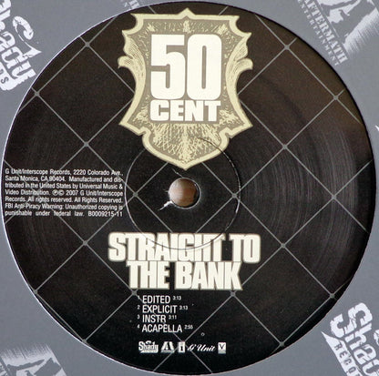 50 Cent : Straight To The Bank (12")