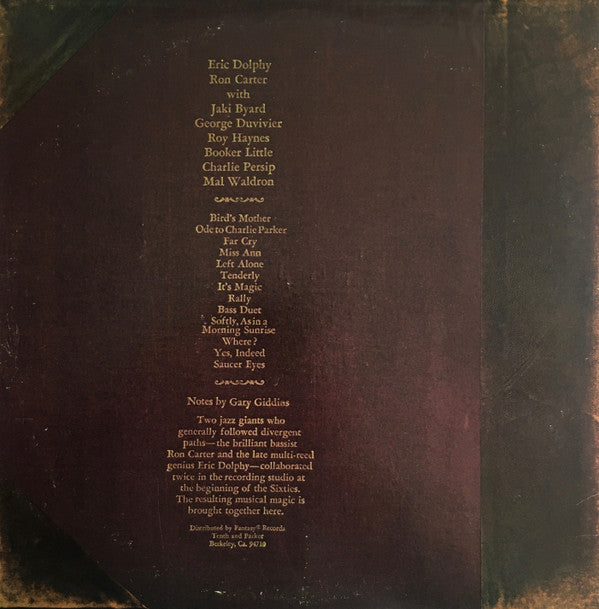 Eric Dolphy / Ron Carter : Magic (2xLP, Comp, RM, Gat)