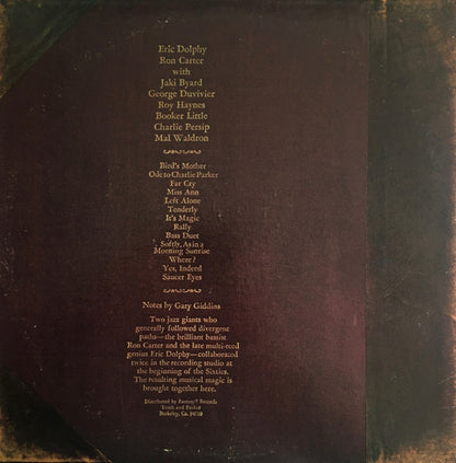 Eric Dolphy / Ron Carter : Magic (2xLP, Comp, RM, Gat)