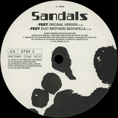 Sandals : Feet (12")