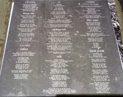 Wake (6) : Misery Rites (12", Album, Ltd, Mil)